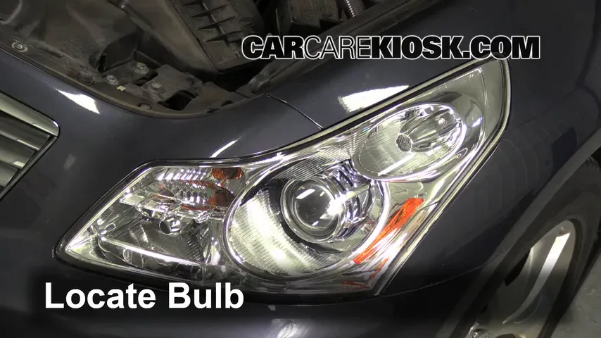 2009 Infiniti G37 X 3.7L V6 Sedan (4 Door) Lights Turn Signal - Front (replace bulb)